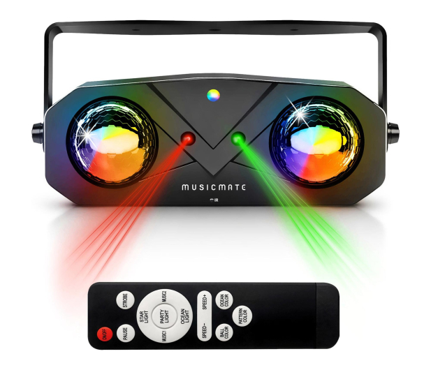 MusicMate Multiefekt dyskotekowy Party Light MM-DB400 BeamXtreme - 1588534 - zdjęcie